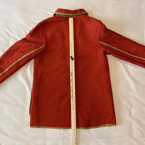 Tan/Orange‎ Quilted Reversible Jacket-No Brand-Heavy-NoTags-Small-Medium - Picture 9 of 10
